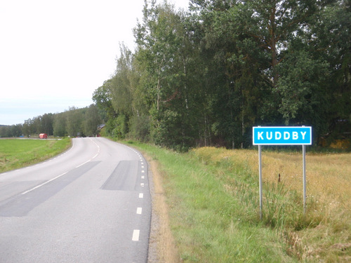 We're entering Kuddby.
